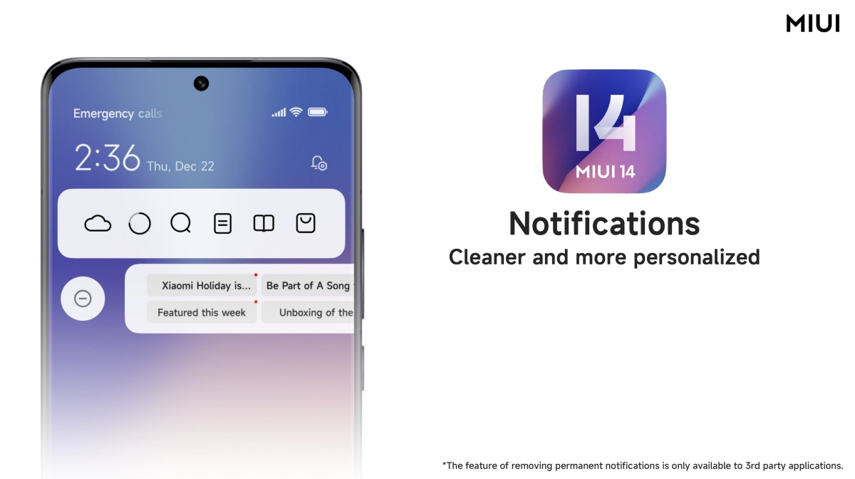 MIUI 14 Customized Notifications