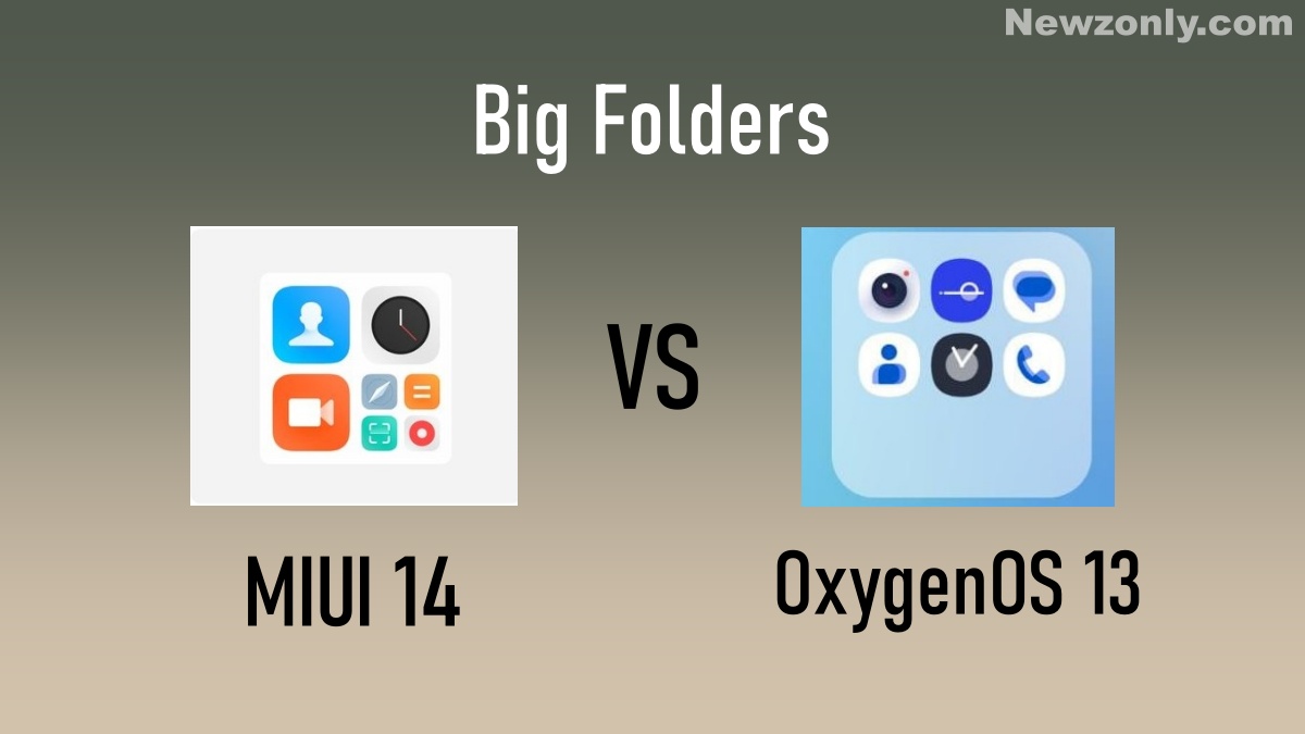 OxygenOS 13 Big Folders