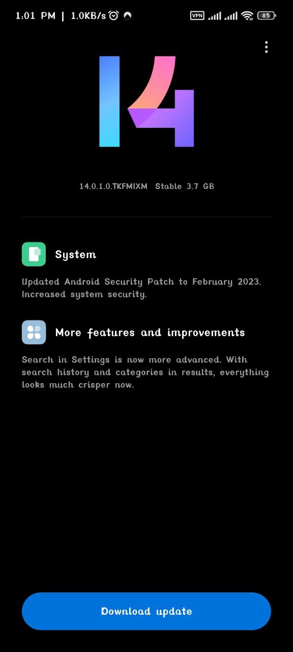Redmi Note 10 Pro MIUI 14 update