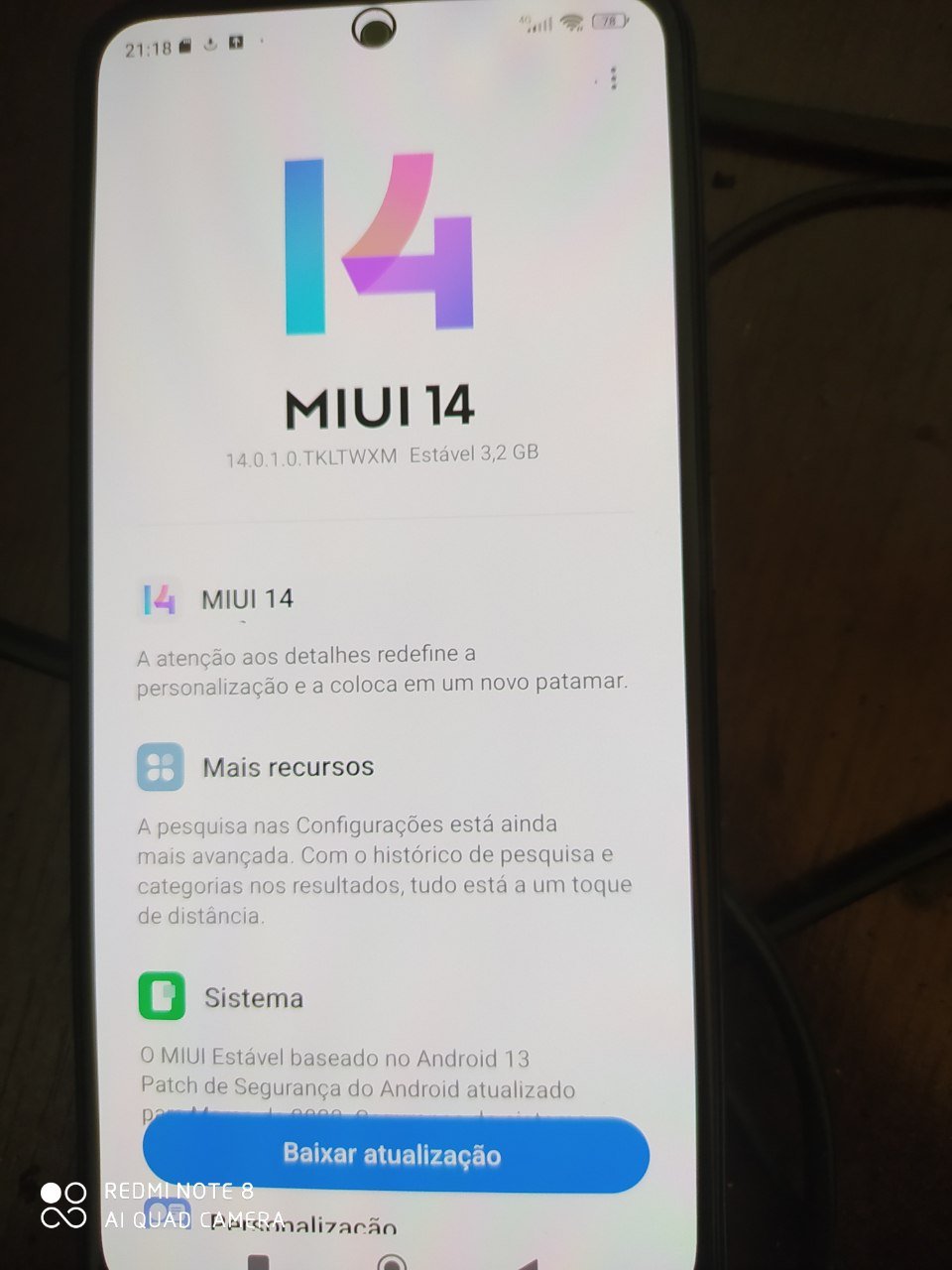 Redmi Note 10S MIUI 14 update