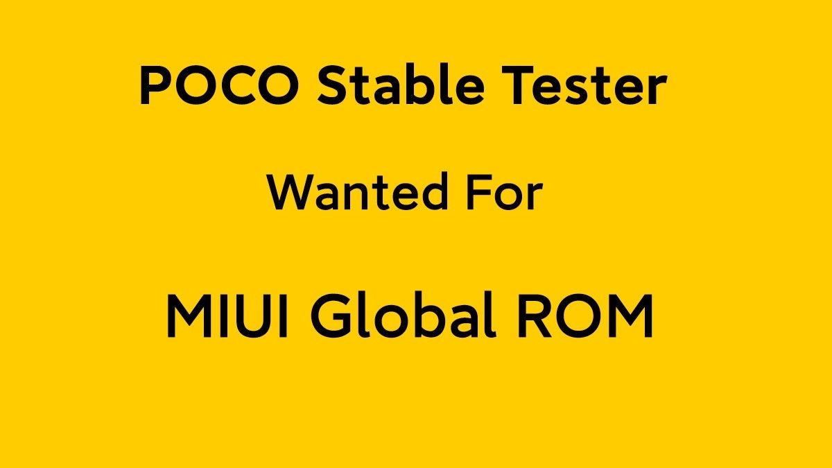 POCO global stable tester