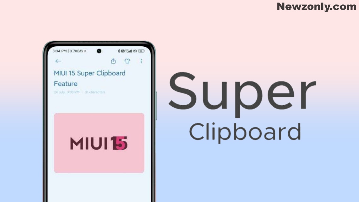 MIUI 15 Super Clipboard Feature