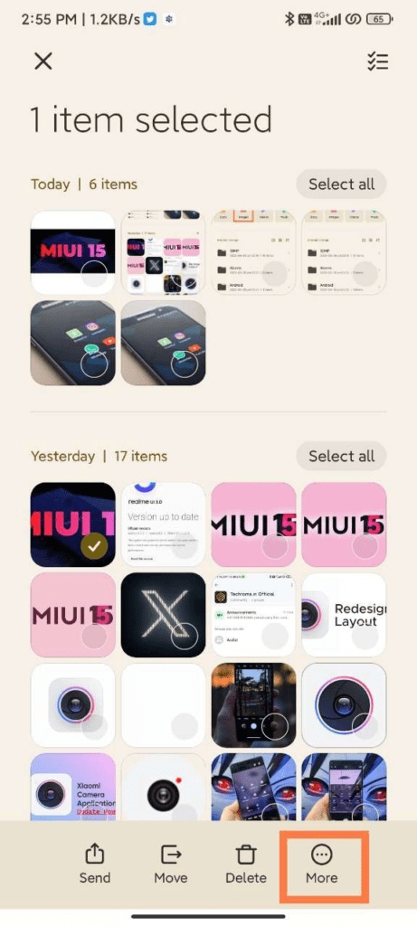 MIUI 15 Super Clipboard Feature
