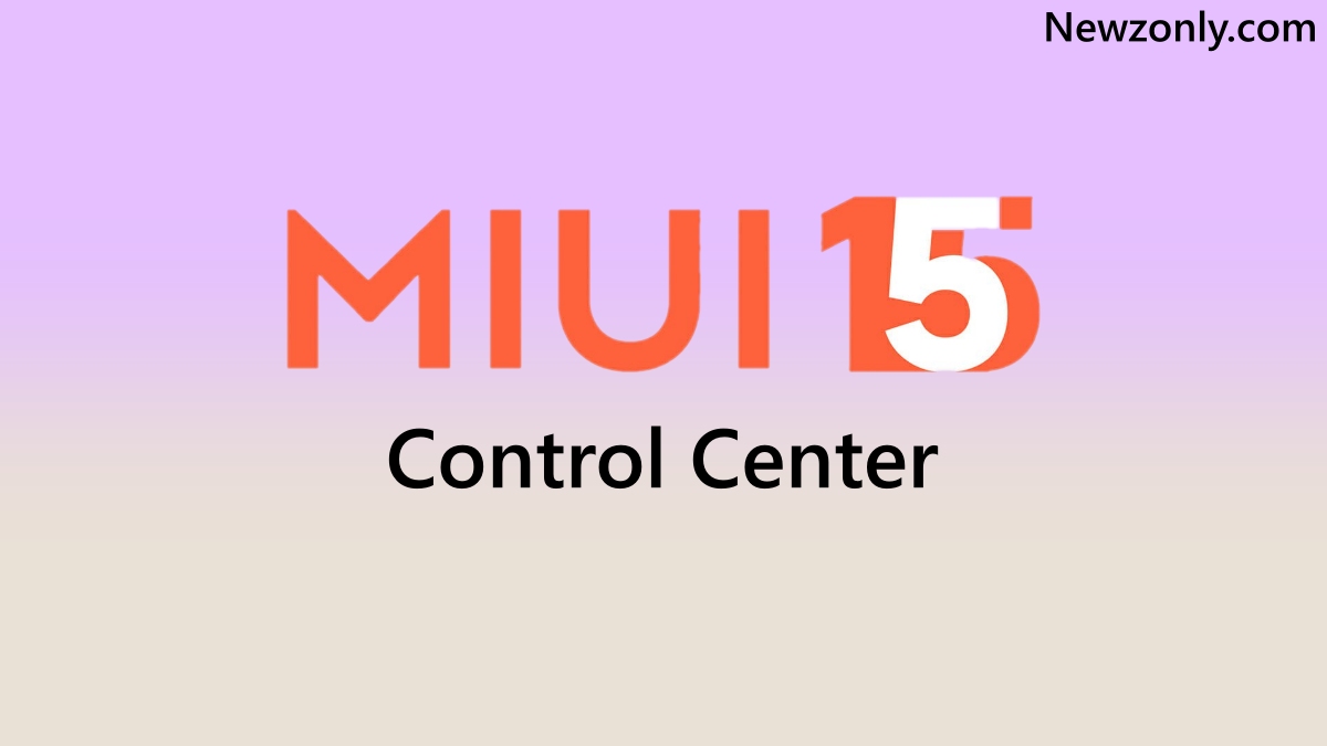 MIUI 15 Control Center