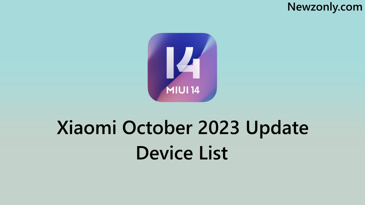Xiaomi October 2023 Update