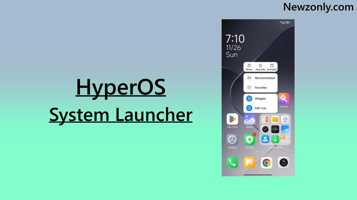 HyperOS System Launcher App